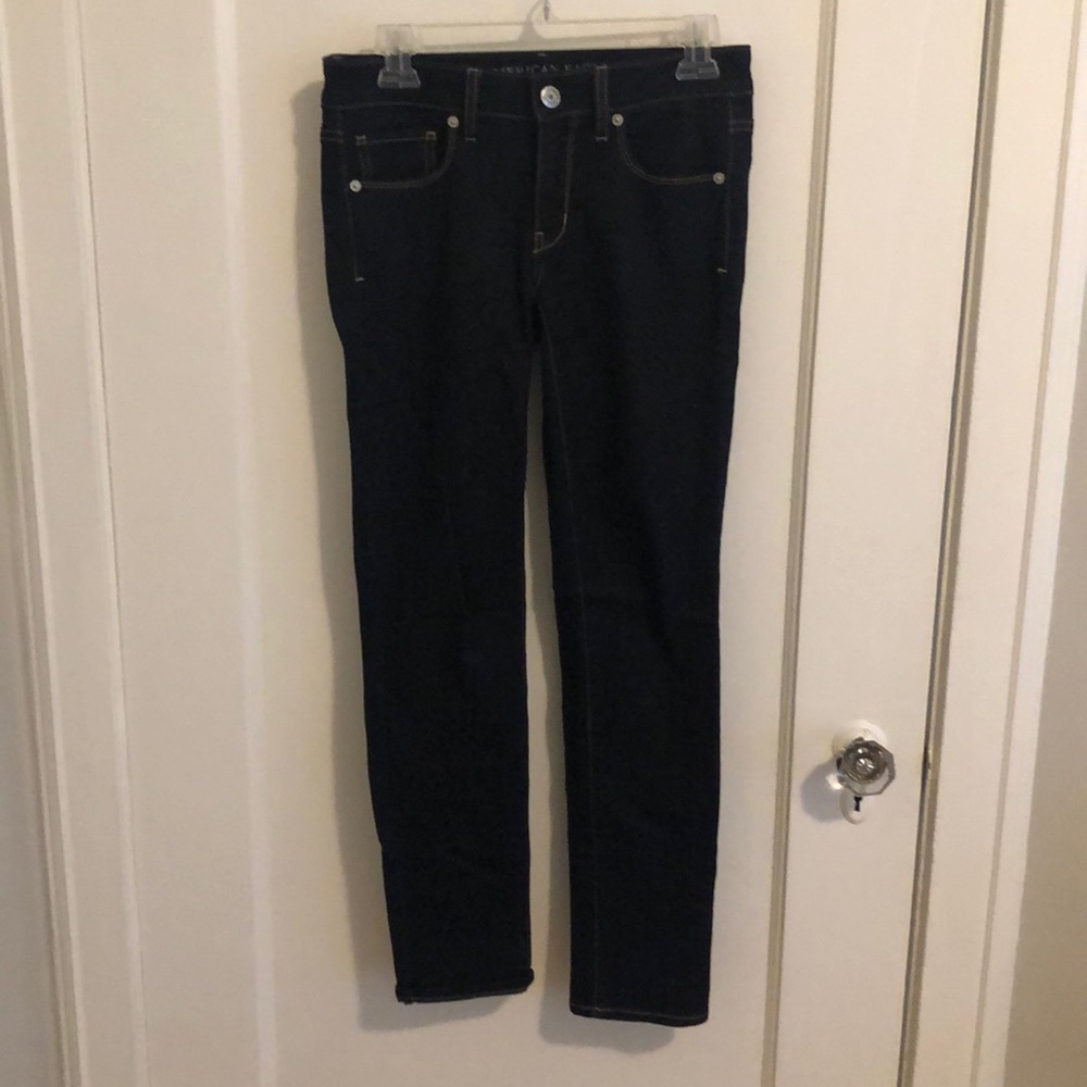 Dark navy Super stretch skinny jeans